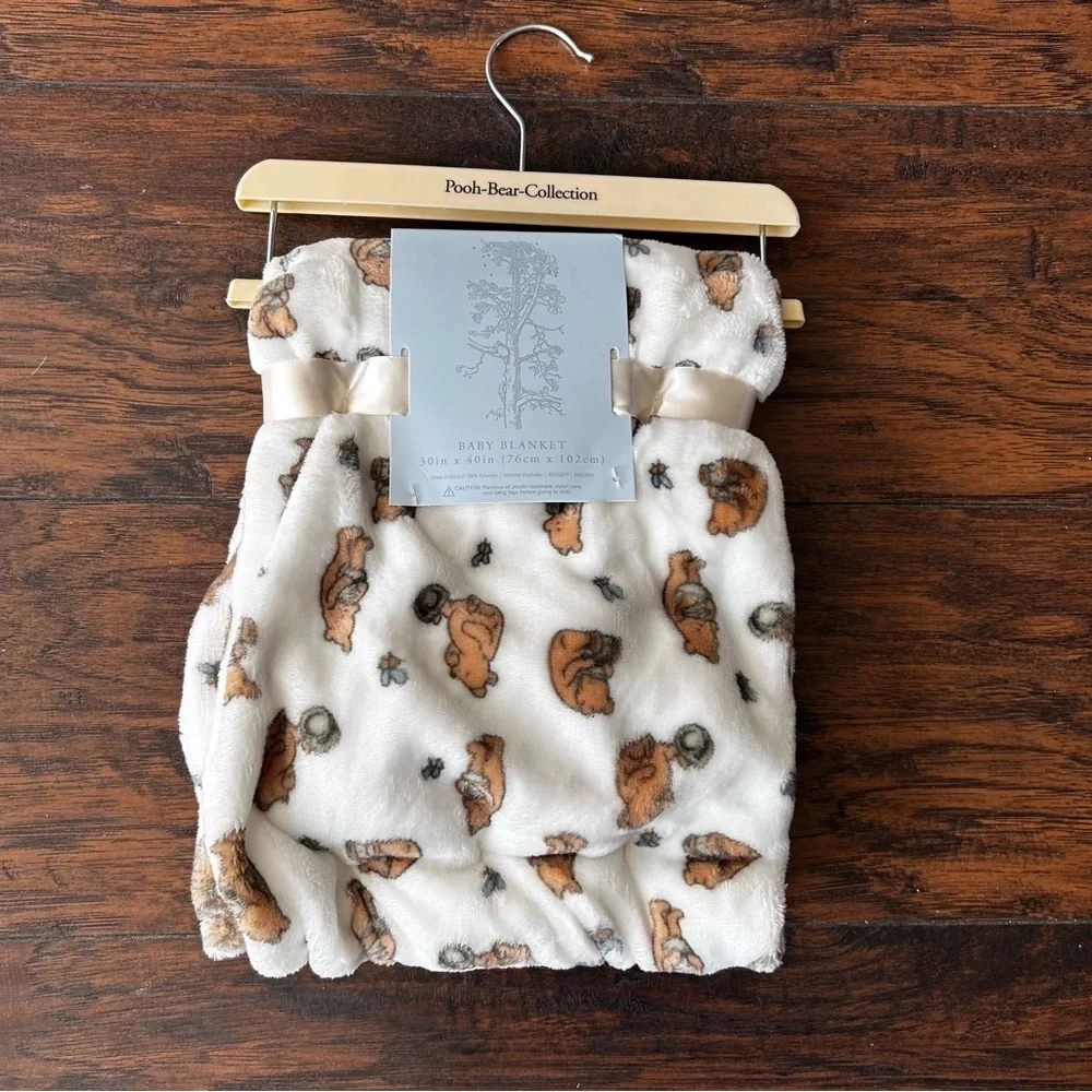 Pooh Bear Collection Baby Blanket